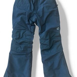 Lands’ End Squall Black Snow Pants Kids Size 10 EUC